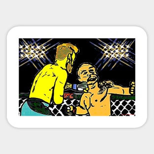 McGregor one punch Sticker